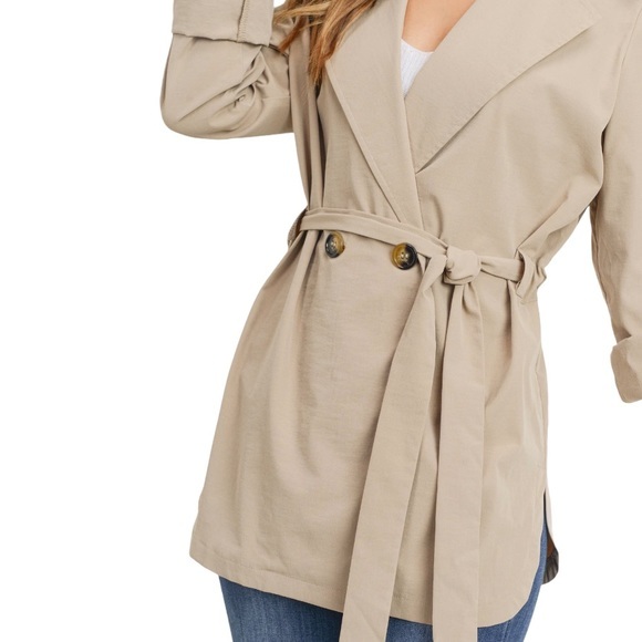 BELTED SHIRT JACKET - Picture 3 of 8